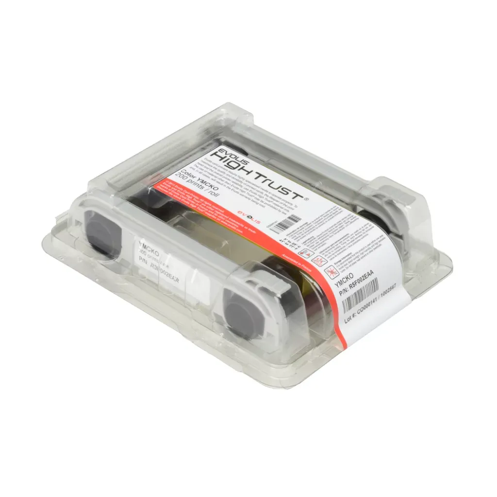 Ruban couleur YMCKO Evolis R5F002EAA – 200 faces